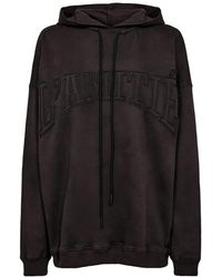 Haute L'Amitié - Hoodies & Sweatvesten ,Bruin ,Katoen Application Hoodie Sweat - Lyst