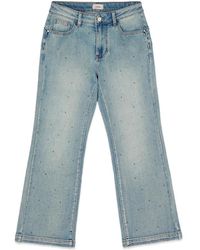 Oltre - Cropped Jeans - Lyst