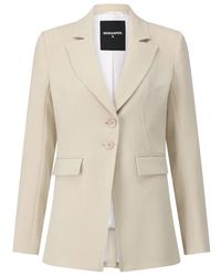Patrizia Pepe - Blazer Mit Logo-Manschetten - Lyst