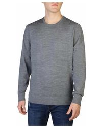 Calvin Klein - Superior Wool Crew Neck Sweater Maglioni - Lyst