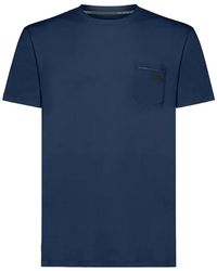 Rrd - Monochrome jersey t-shirt mit surflex® tasche - Lyst