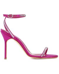 Manolo Blahnik - Shoes > sandals > high heel sandals - Lyst