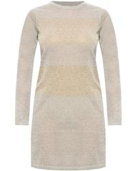 AllSaints 'sparkle' Long Sleeveless Dress - Grijs