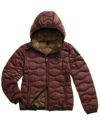 Blauer - Jassen ,Rood ,Nylon Camelia Onde Gewatteerde Veer - Lyst
