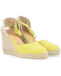 Castañer - Canvas Keilabsatz Sandalen Ciber Stil - Lyst