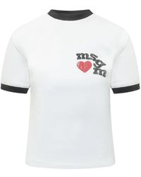 MSGM - T-Shirts - Lyst