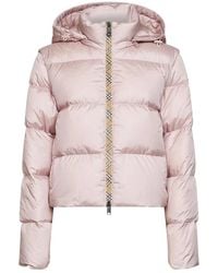 Burberry - Jassen ,Roze ,Polyester Langdale Puffer Jacket - Lyst