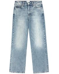 Ganni - Straight Fit Jeans - Lyst