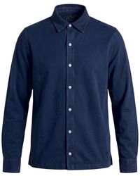 Bl'ker - Carbon Brushed Suffolk Hemd - Lyst