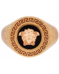 Versace - La Medusa Tribute Logo Ring - Lyst
