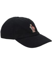Moncler - Accessoires ,Zwart ,Polyester Polyester Baseball Cap - Lyst