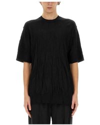 Helmut Lang - Crushed Knit Tee - Lyst