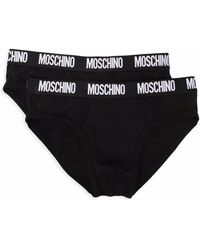 Moschino - Cotton Stretch Brief 2-Pack - Lyst