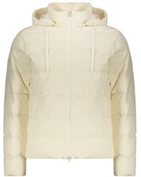 Herno - Jassen ,Wit ,Polyester Hooded Puffer Jacket - Lyst
