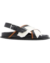 Plan C - Flat Sandals - Lyst