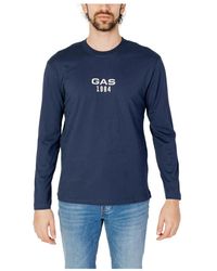 Gas - Tops > long sleeve tops - Lyst