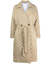 Tommy Hilfiger - Trench coats,blaue stepp-trenchcoat - Lyst