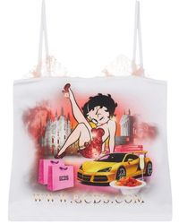 Gcds - Tops ,Wit ,Polyester Betty Boop Top - Lyst