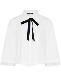Bruuns Bazaar - Overhemden ,Wit ,Katoen Chrissi Bbferuzi Shirt - Lyst