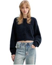 Gestuz - Truien & Vesten ,Blauw ,Wol Gzdebbie Cardigan - Lyst