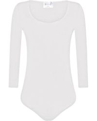 Wolford - Tops ,Wit ,Katoen Tokio String Body - Lyst