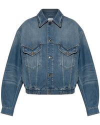 Versace - Denim Blouson - Lyst