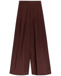 Momoní - Broeken ,Bruin ,Aspen Wijde Broek - Lyst