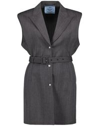 Prada - Chaleco Sin Mangas Para Mujer, Mujer, Talla - Lyst