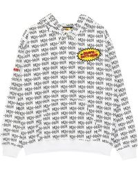 Iuter - Hoodies & Sweatvesten ,Veelkleurig ,Katoen Witte Lichtgewicht Hoodie All Over Print - Lyst