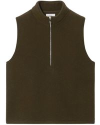 Rier - Truien & Vesten ,Bruin ,Wol Fleece Gilet City - Lyst