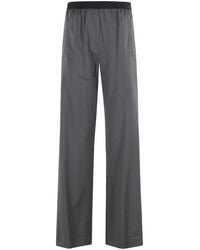 Tela - Straight Trousers - Lyst