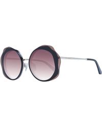 Ted Baker - Accessoires ,Zwart ,Zwarte Ronde Zonnebril Voor Vrouwen - Lyst