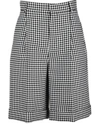 Dior - Korte Broeken ,Veelkleurig ,Wol Bermuda - Lyst