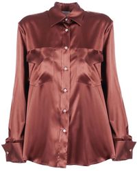 Mazzarelli - Overhemden ,Bruin ,Shirts - Lyst