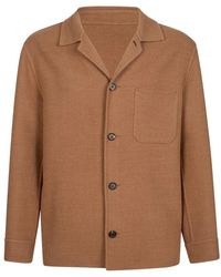 Eleventy - 14 Micron Wol Overshirt - Lyst