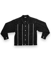Pleasures - Jassen ,Zwart ,Denim Zwarte Denim Trucker Jack - Lyst