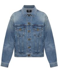 Balmain - Denim Jassen - Lyst