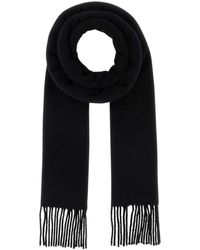 Ami Paris - Accessoires ,Zwart ,Wol Quota Wol Sjaal - Lyst