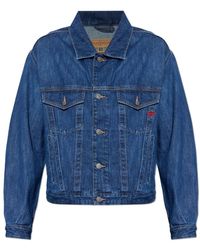 DIESEL - Jassen ,Blauw ,Denim D-Ranger Denim Jacket - Lyst