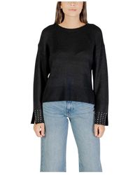 ONLY - Round-Neck Knitwear - Lyst