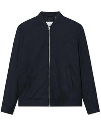 Les Deux - Herringbone bomber jacket - Lyst