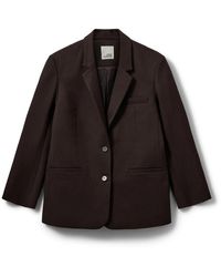 Sofie Schnoor - Jassen ,Bruin ,Leer Blazers - Lyst