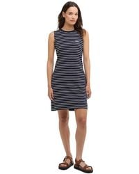 Barbour - Hartland Gestreept Mini Jurkje - Lyst