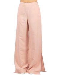 Luckylù - Wide Trousers - Lyst