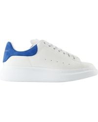 McQueen - Schoenen ,Wit ,Leer Witte Leren Oversized Sneakers - Lyst