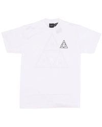 Huf - Triangle Tee Wit Korte Mouw T-Shirt - Lyst