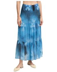 Sandro Ferrone - A-Lijn Midi Rok - Lyst