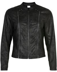 iN FRONT - Jassen ,Zwart ,Polyester Elegante Mapel Jas - Lyst