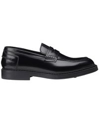 Doucal's - Schoenen ,Zwart ,Leer Penny Loafer - Lyst