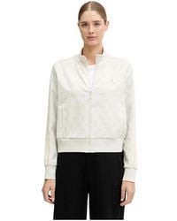 Guess - Peony Zip-Through Sweatshirt - Lyst